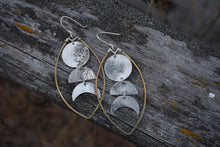 Load image into Gallery viewer, Moon Cycle Earrings- Made To Order
