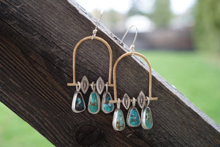 Four Feathers Earrings