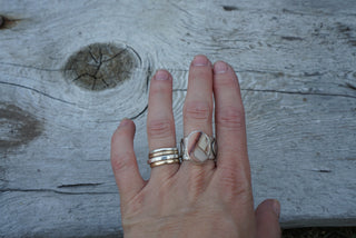Sun, Moon and Stars Ring- Size 7