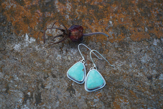 Essential Earrings- Green Kingman Turquoise