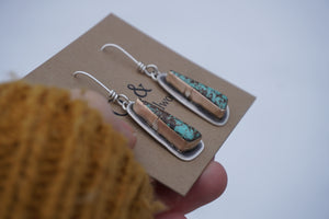 Essential Earrings- Number 8 Turquoise