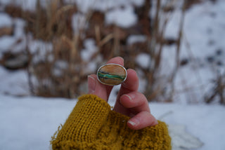 A River Runs Through It Ring- Size 7.5