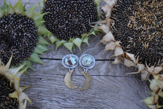 Desert Moon Posts-Lavender Turquoise