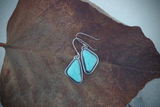 Essential Earrings- Blue Kingman Turquoise