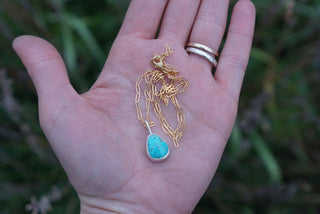 Calamity Necklace- Kingman+Gold