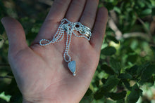 Load image into Gallery viewer, Silver Opal Necklace II
