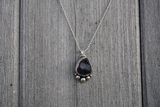 Flora Necklace- Raw Amethyst