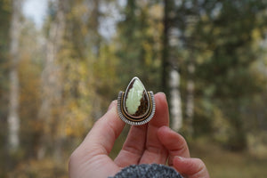 Autumn Greens Ring II- Size 7.75