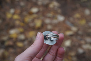 Autumn Greens Ring IV- Size 7.5