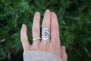 May Flowers Saddle Ring- Size 6.25-6.5