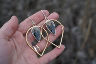 FOR ROMI Upland Earrings- Picasso Jasper