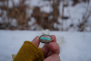 A River Runs Through It Ring- Size 5.75