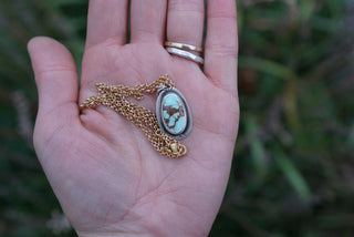 Calamity Necklace- Lavender+Gold