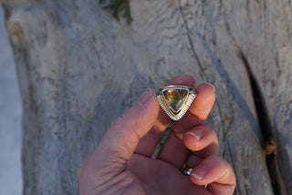 Cleopatra Ring-Montana Agate Size 8