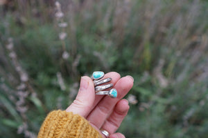 Spiral Ring- Turquoise Size 5