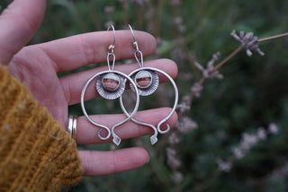 Ophidian Hoops-Pink Jasper