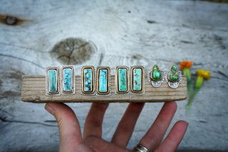 Held and Free Turquoise Bar Posts- I