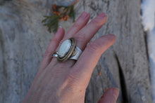 Load image into Gallery viewer, Topo Ring- Ivory Creek Variscite Size 8

