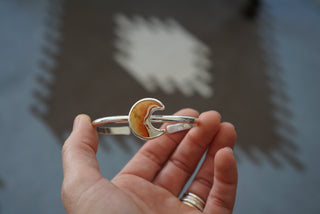Crescent Cuff- Jasper