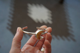 Crescent Cuff- Jasper