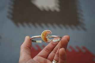 Crescent Cuff- Jasper