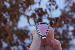 Cleopatra Ring-Pink Opal-Size 7.5