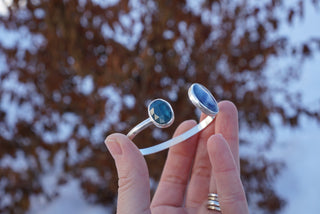 Space Between Cuff- Blue Kyanite