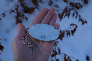 Calamity Statement Necklace- Serape Jasper