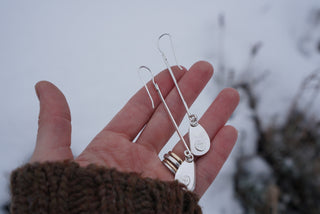 The Bar Earrings- Turquoise