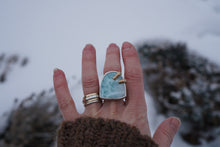 Load image into Gallery viewer, Talon Ring- Larimar-Size 7.25
