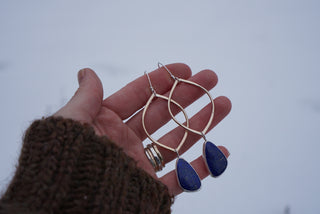 Venus Earrings I- Lapis Lazuli
