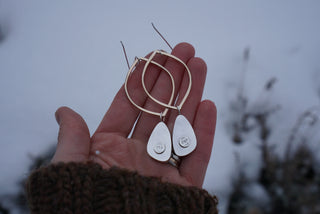 Venus Earrings I- Lapis Lazuli