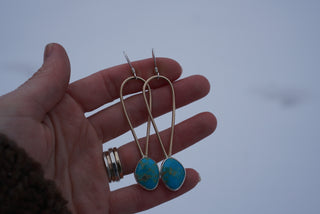 Utah Earrings- Turquoise