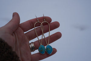 Utah Earrings- Turquoise