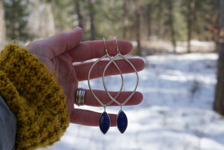 Venus Earrings- Lapis Lazuli
