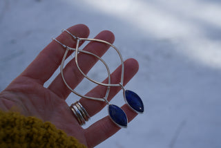 Venus Earrings- Lapis Lazuli