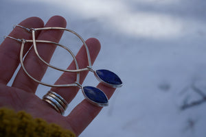 Venus Earrings- Lapis Lazuli