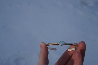 Aphrodite Cuff- 14K Goldfill + Opal