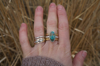 Companions Ring Set- Turquoise Size 7
