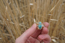 Load image into Gallery viewer, Companions Ring Set- Turquoise Size 7
