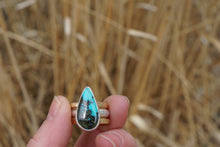 Load image into Gallery viewer, Companions Ring Set- Turquoise Size 5
