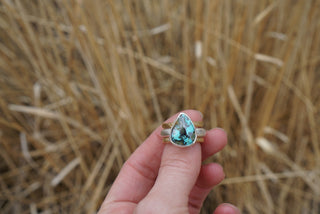 Companions Ring Set- Turquoise Size 8