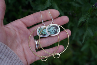 Ties that Bind Earrings- Turquoise