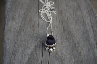 Flora Necklace- Raw Amethyst