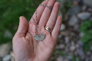 Sun + Moon Necklace Set-Turquoise