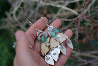 Great West Earrings- Royston Turquoise