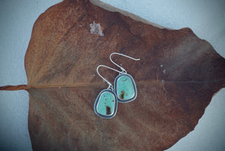 Essential Earrings- Green Kingman Turquoise