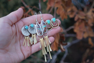 Aura Convertible Post Earrings-Small
