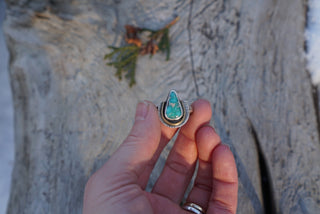 Cleopatra Ring-Turquoise Size 7.25/7.5