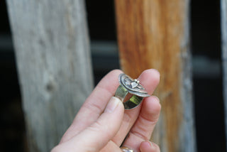 May Flowers Saddle Ring- Size 6.25-6.5
